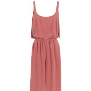 NWT Cuyana open backed jumpsuit, 100% silk